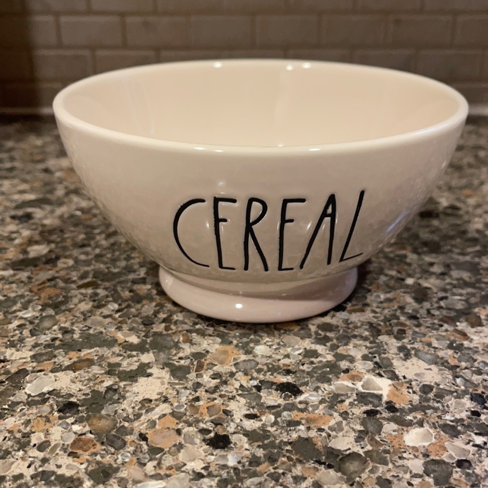 Rae Dunn “CEREAL” bowl